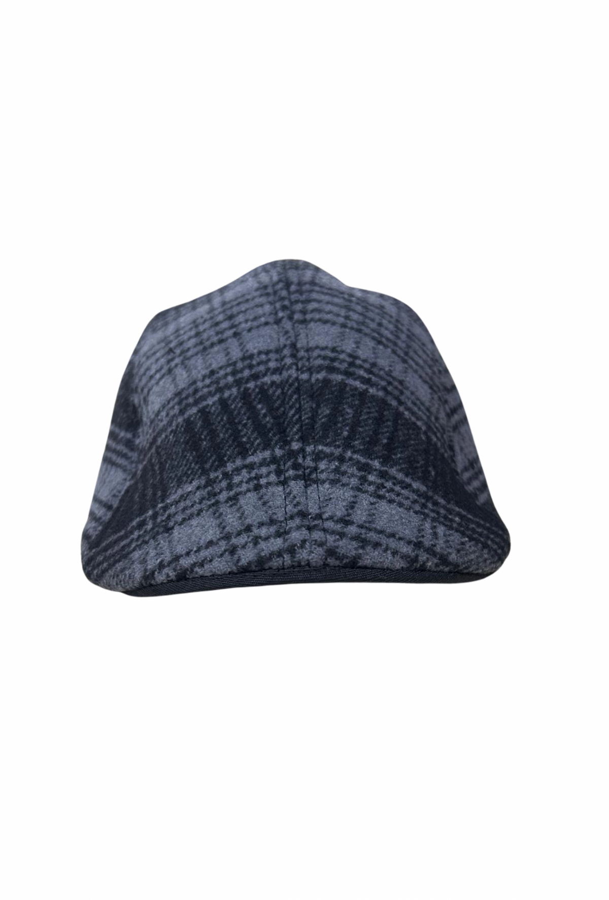 Winter Earflap Plaid Duck Hat, Dark Color