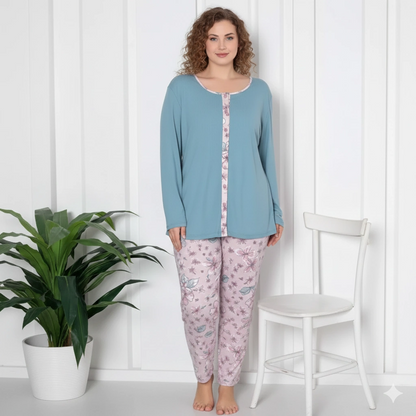 Limissa Patterned Melissa Pajama Set