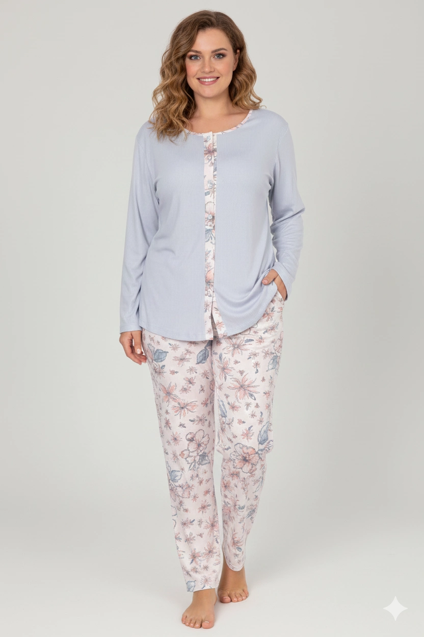 Limissa Patterned Melissa Pajama Set