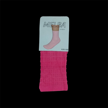 Melba Checkered Polymid Socks