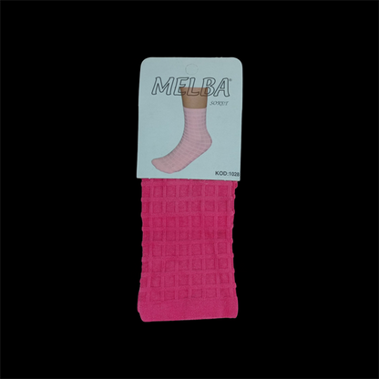 Melba Checkered Polymid Socks