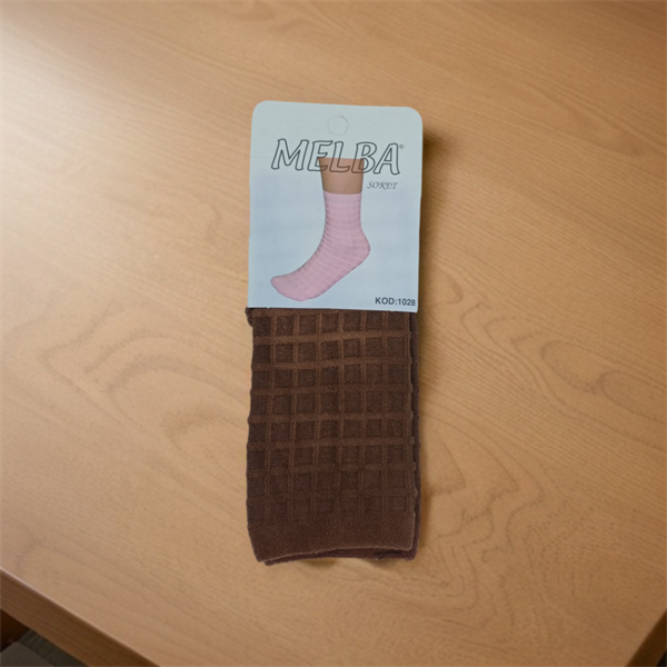 Melba Checkered Polymid Socks