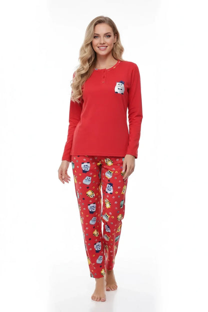 Mng Women's Polar Fleece Pajama Set 101