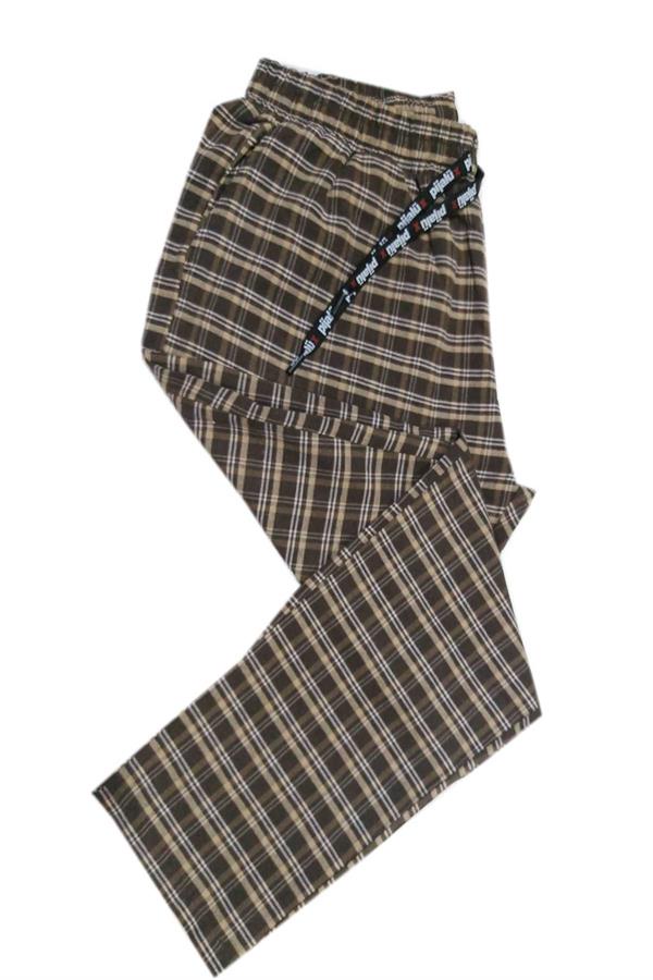 Bas de pyjama à poches en popeline à carreaux pour homme Pijalux