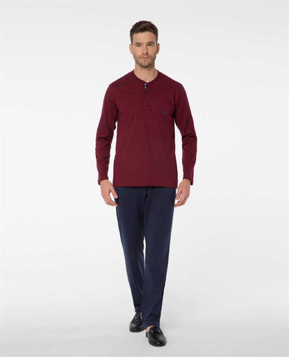 Pijalux Long Sleeve Men's Pajamas 2053