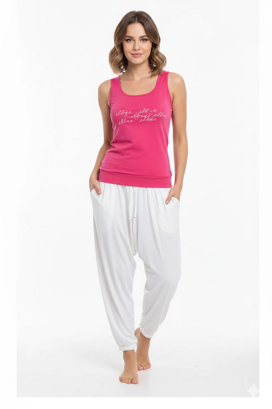 Women's Summer Polyurethane Pajama Set 21519