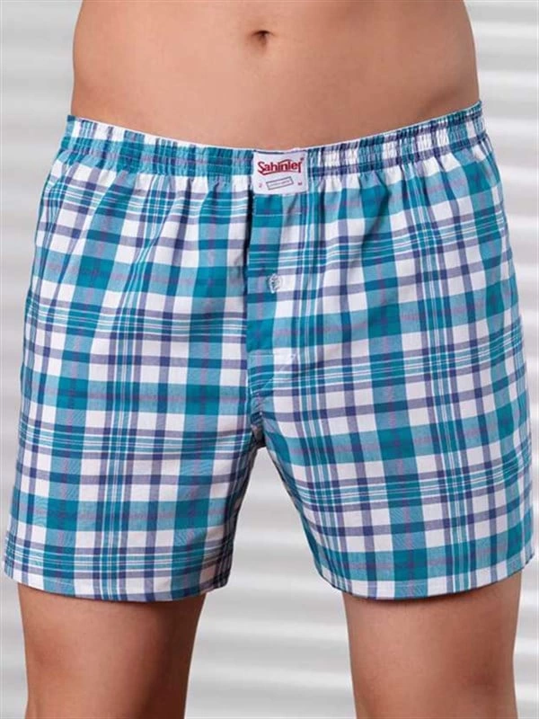 Sahinler Plaid Boxer Pattern E090