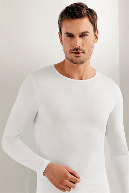 Şahinler Men's Lycra Long Sleeve O Neck E070