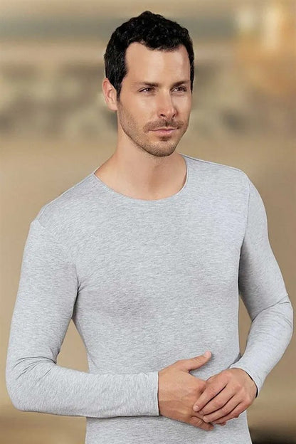 Şahinler Men's Lycra Long Sleeve O Neck E070