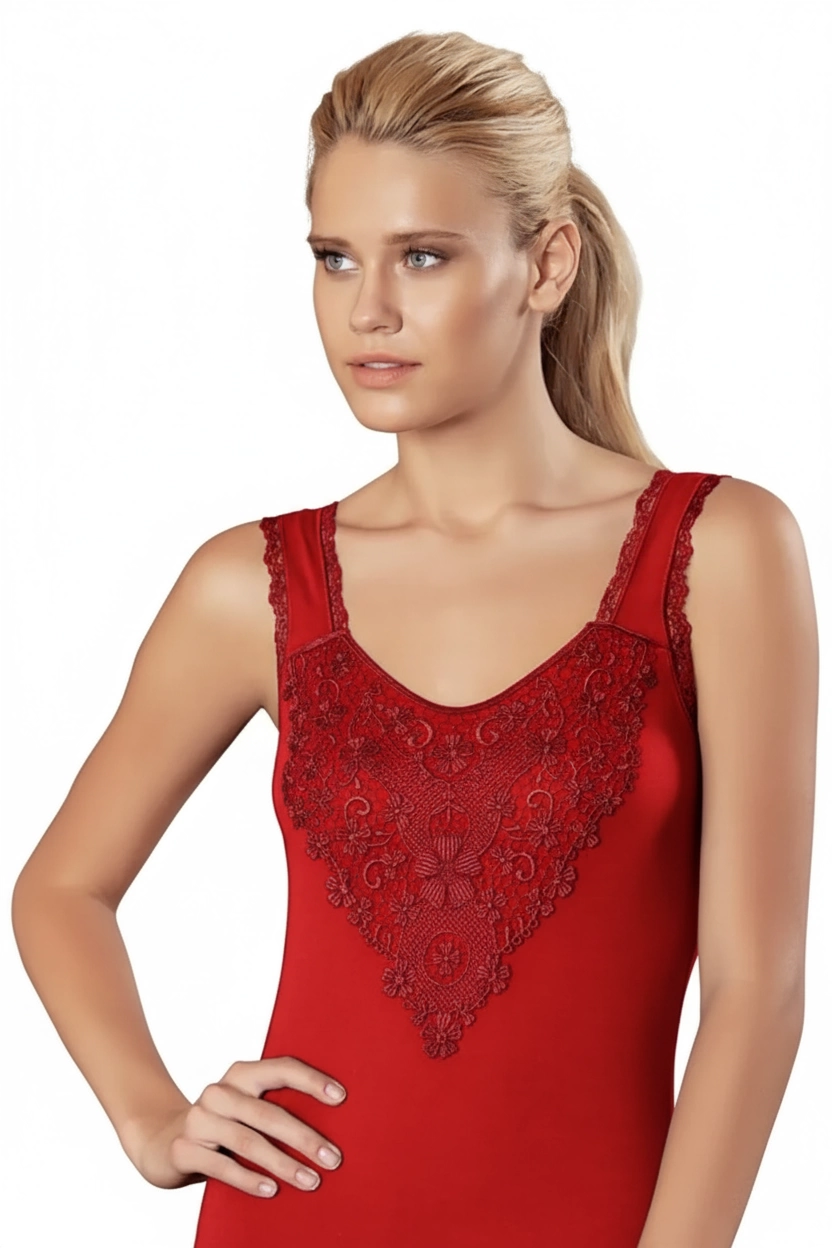Şahinler Lace Lycra Tank Top B153