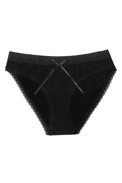 Şahinler Women's Bowknot Mesh Bikini Panties B313