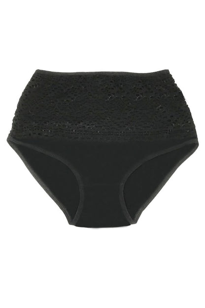 Şahinler Women's Lycra Front Mesh Bato Panties B115