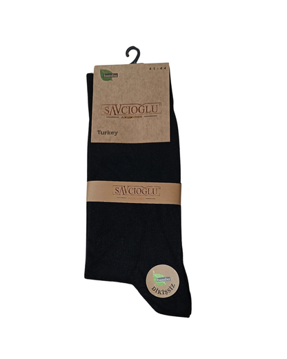 Chaussettes pour hommes Savcıoğlu en bambou, lot de 12