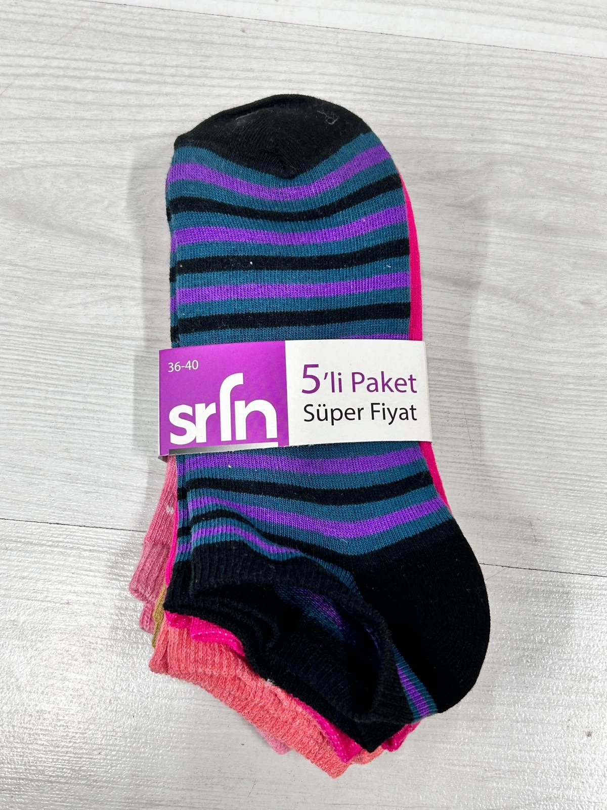 Cute Ladies Ankle Socks 335 (Pack of 5)