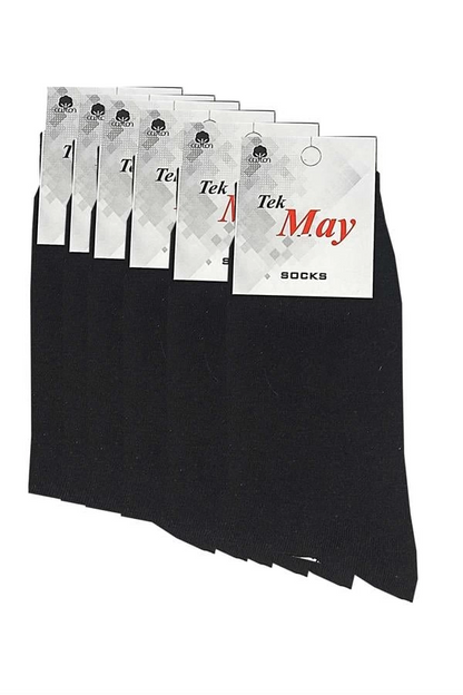 Black Men's Socks - May Komet 6-Pack