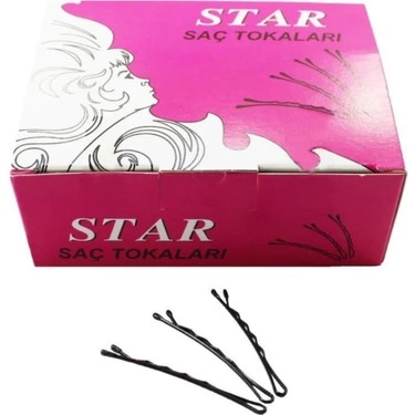 Star Wire Hair Clips, 200 Pieces