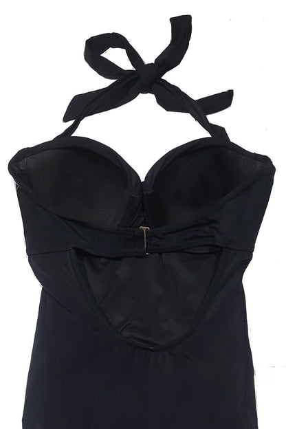 Blackspade Black Slimming Women's Swimsuit 8258