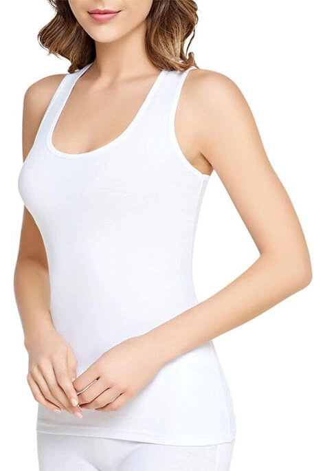 Débardeur à larges bretelles en lycra Passion pour femme 0174