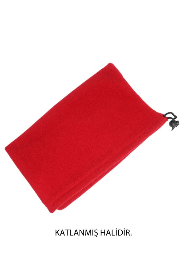 Unisex Polar Fleece Neck Collar Red