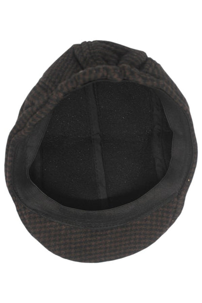 Patterned Brown Cap