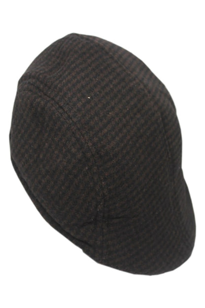 Patterned Brown Cap