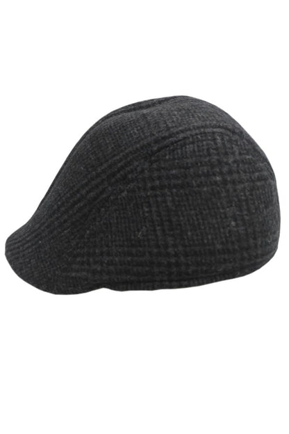 Casquette de baseball gris fumé avec protège-oreilles