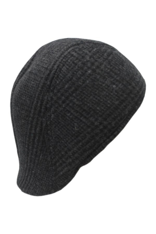 Casquette de baseball gris fumé avec protège-oreilles