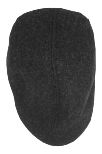 Casquette de baseball noire à carreaux