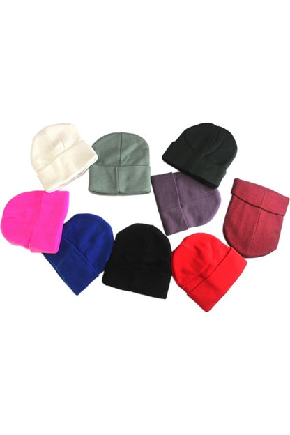 Bonnet noir unisexe double épaisseur pour l'hiver et l'automne - Nouvelle production