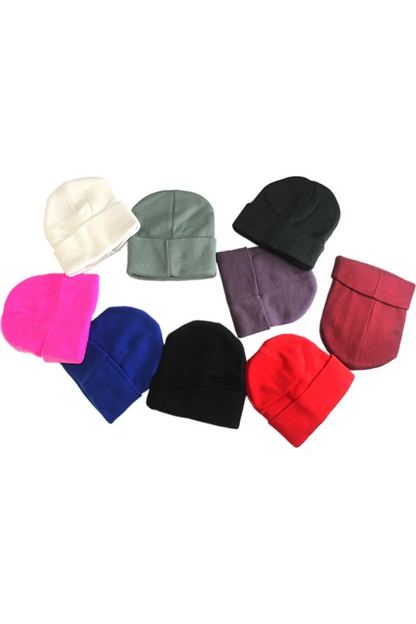 yoncatoptan Unisex Double Layer Black Beanie for Winter and Autumn, New Production