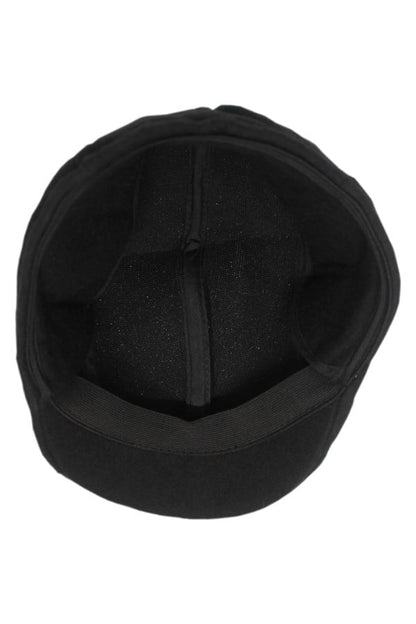 Black Classic Model Ear Covering Cap 