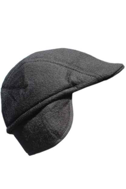 Black Classic Model Ear Covering Cap 